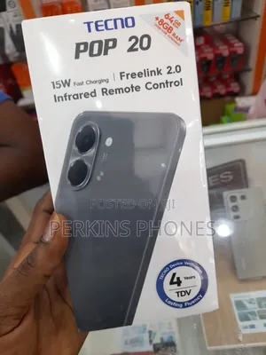 New Tecno Pop 20 64 GB Black
