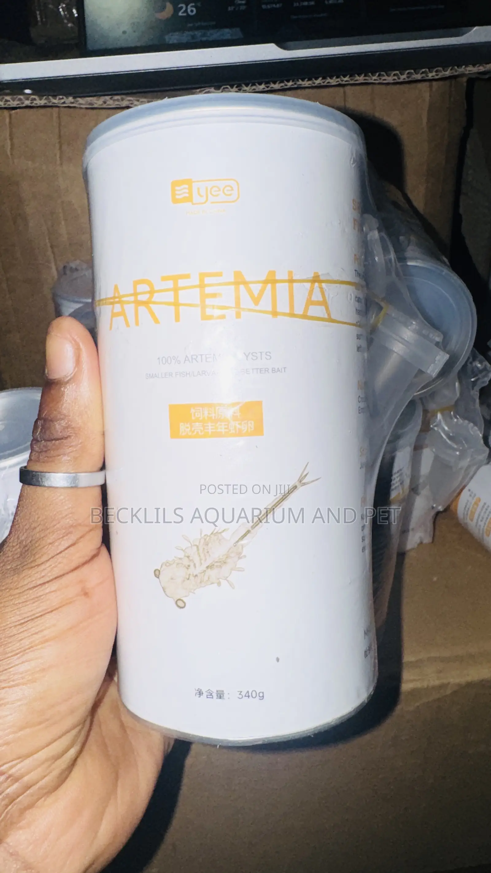 340 G Artemia Fish Food for Fries