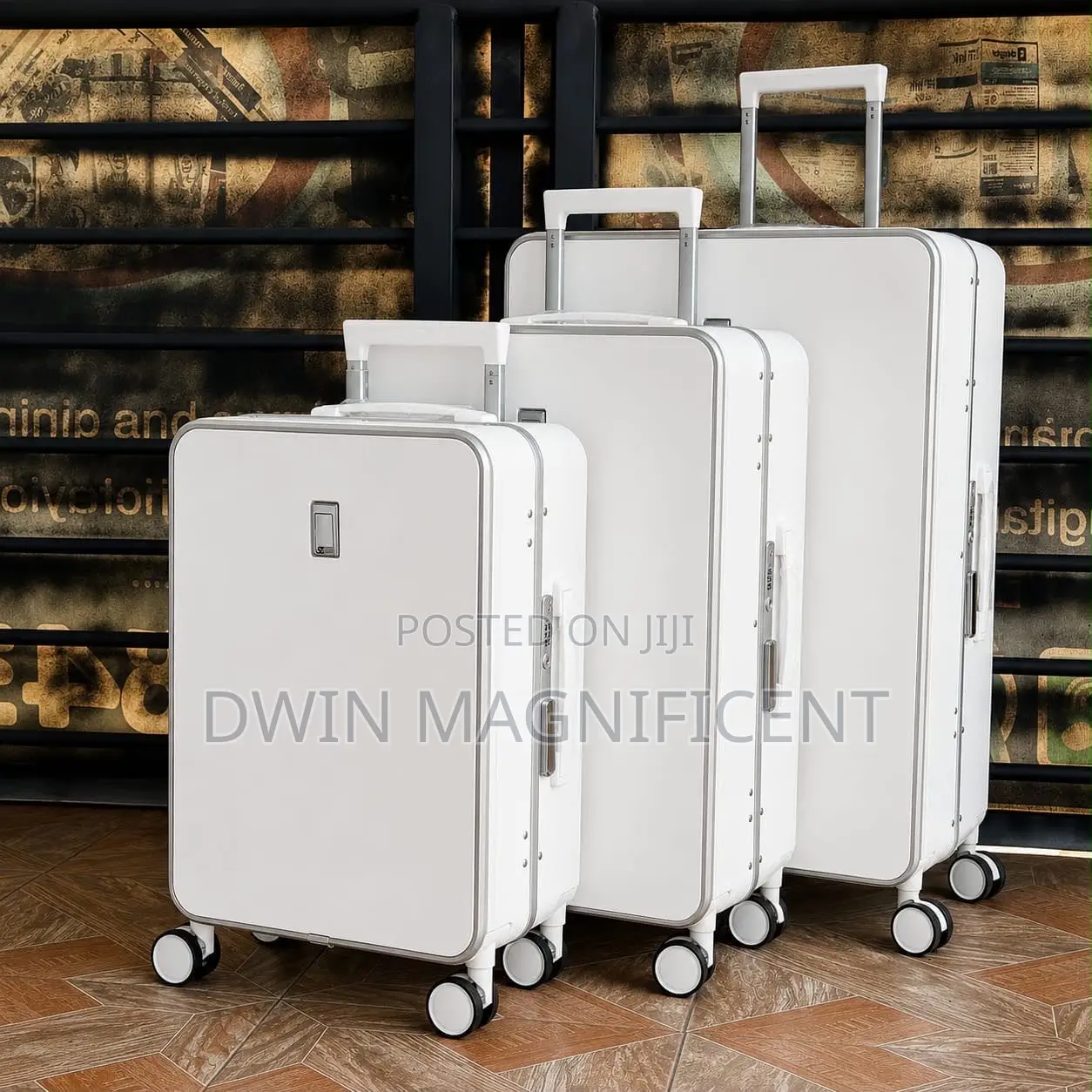 Full 3 Piece Luggage With Anti Theft Features