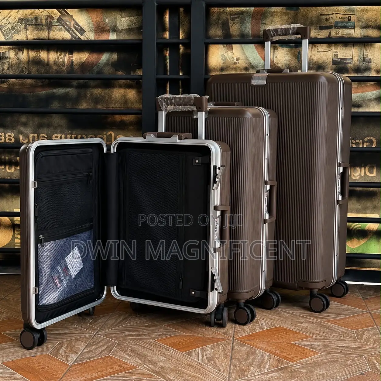 Full 3 Piece Luggage With Anti Theft Features