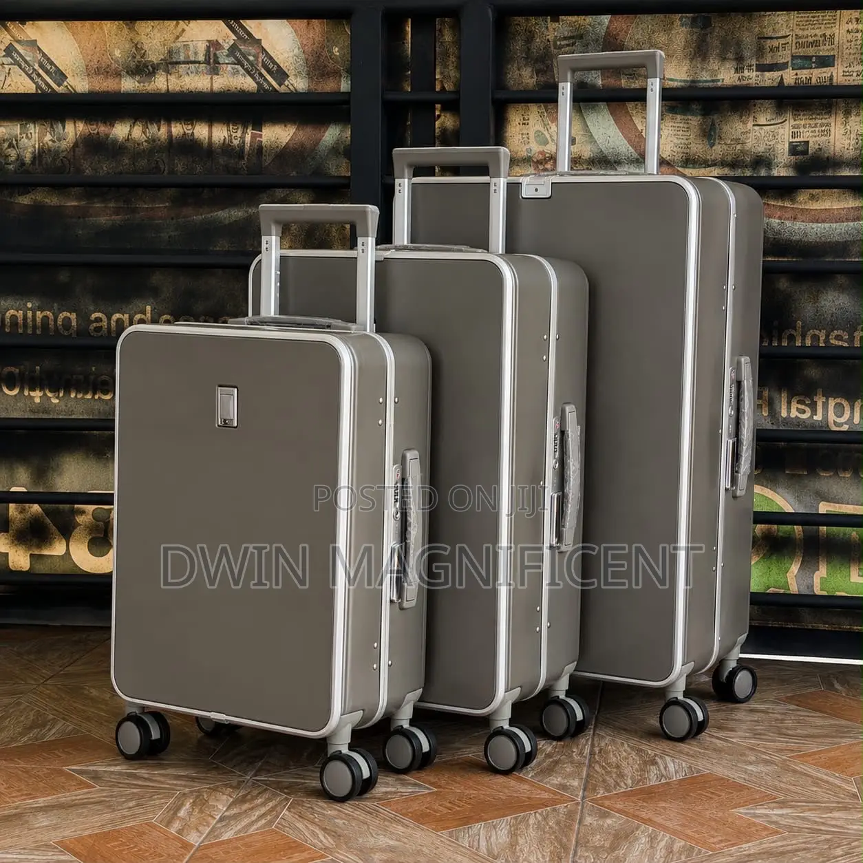 Full 3 Piece Luggage With Anti Theft Features