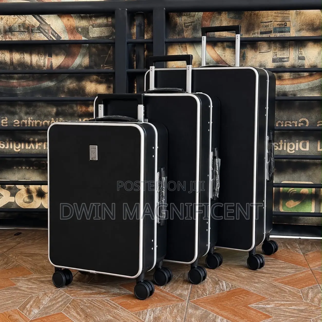 Full 3 Piece Luggage With Anti Theft Features