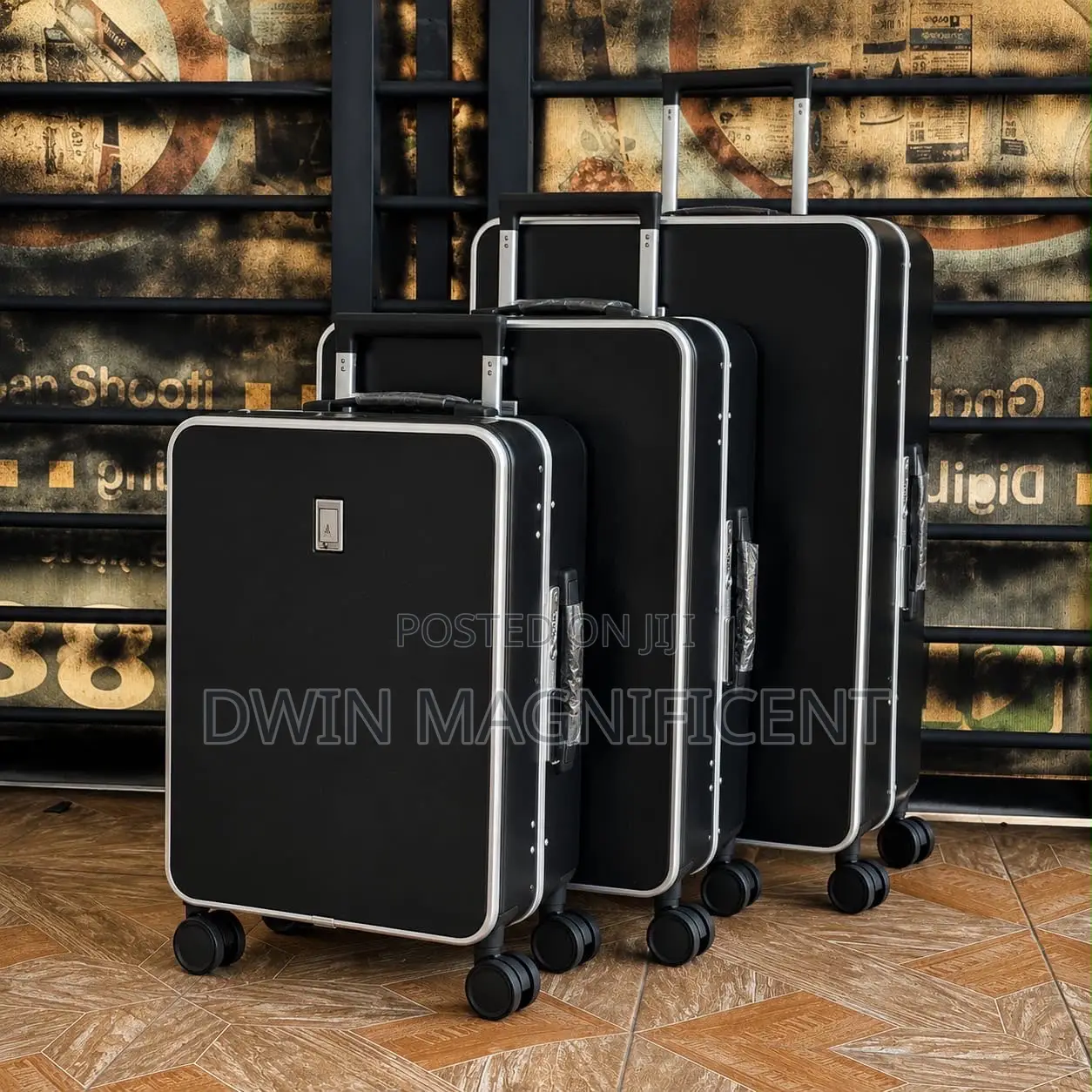 Full 3 Piece Luggage With Anti Theft Features