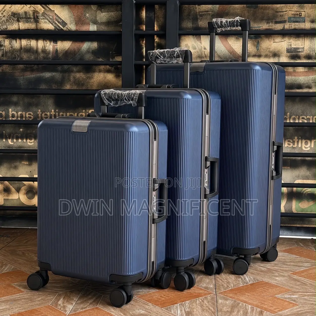 Full 3 Piece Luggage With Anti Theft Features