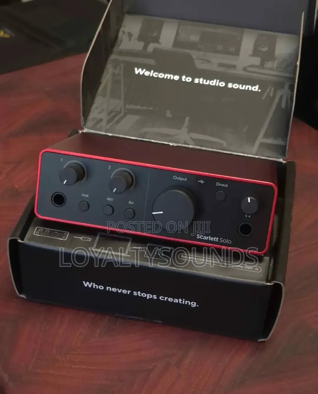 Focusrite Scarlett Solo 4th Gen USB Audio Interface
