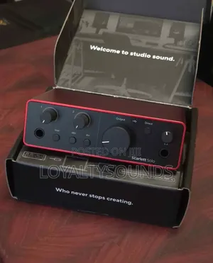 Focusrite Scarlett Solo 4th Gen USB Audio Interface