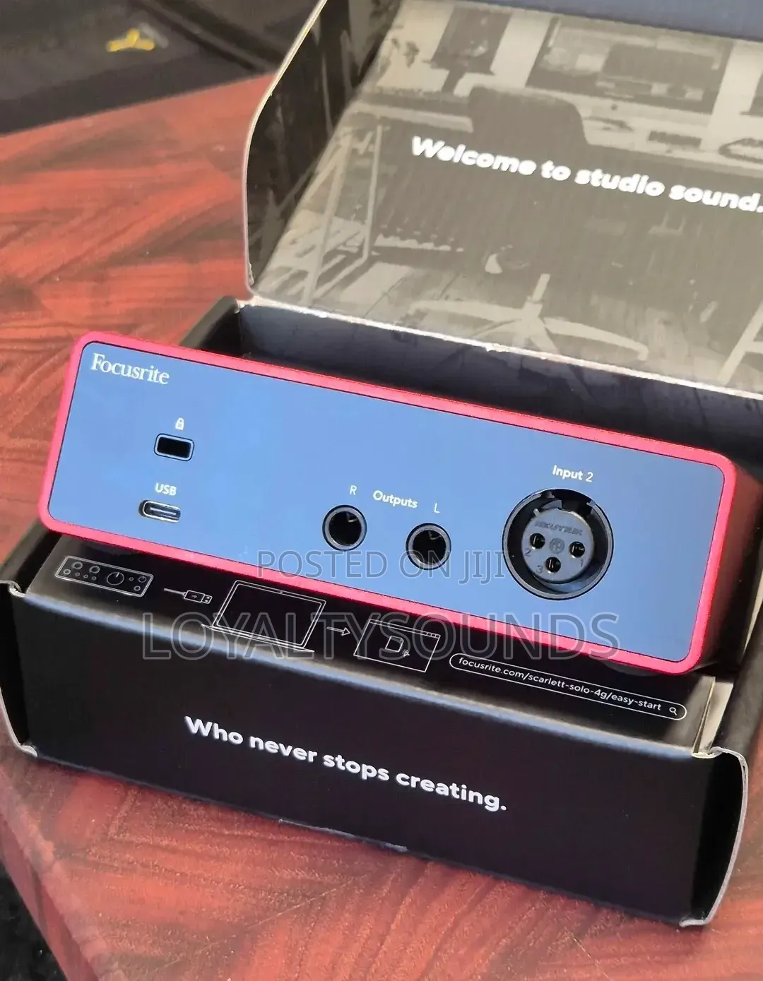 Focusrite Scarlett Solo 4th Gen USB Audio Interface