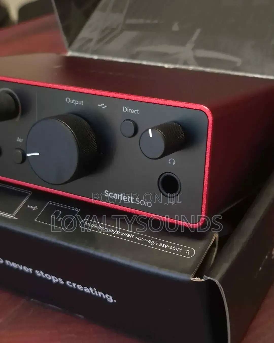 Focusrite Scarlett Solo 4th Gen USB Audio Interface