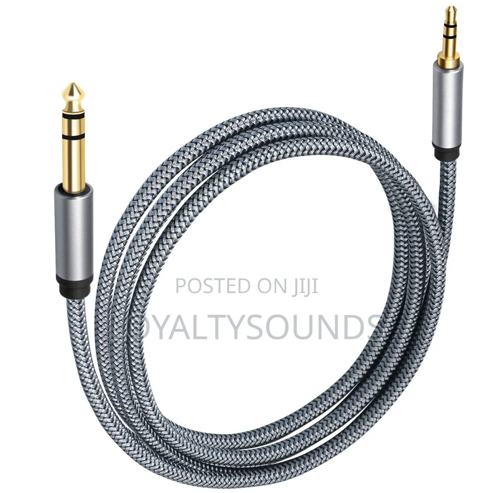6.5mm Jack to 3.5mm Jack Cable 3 Meters in Length