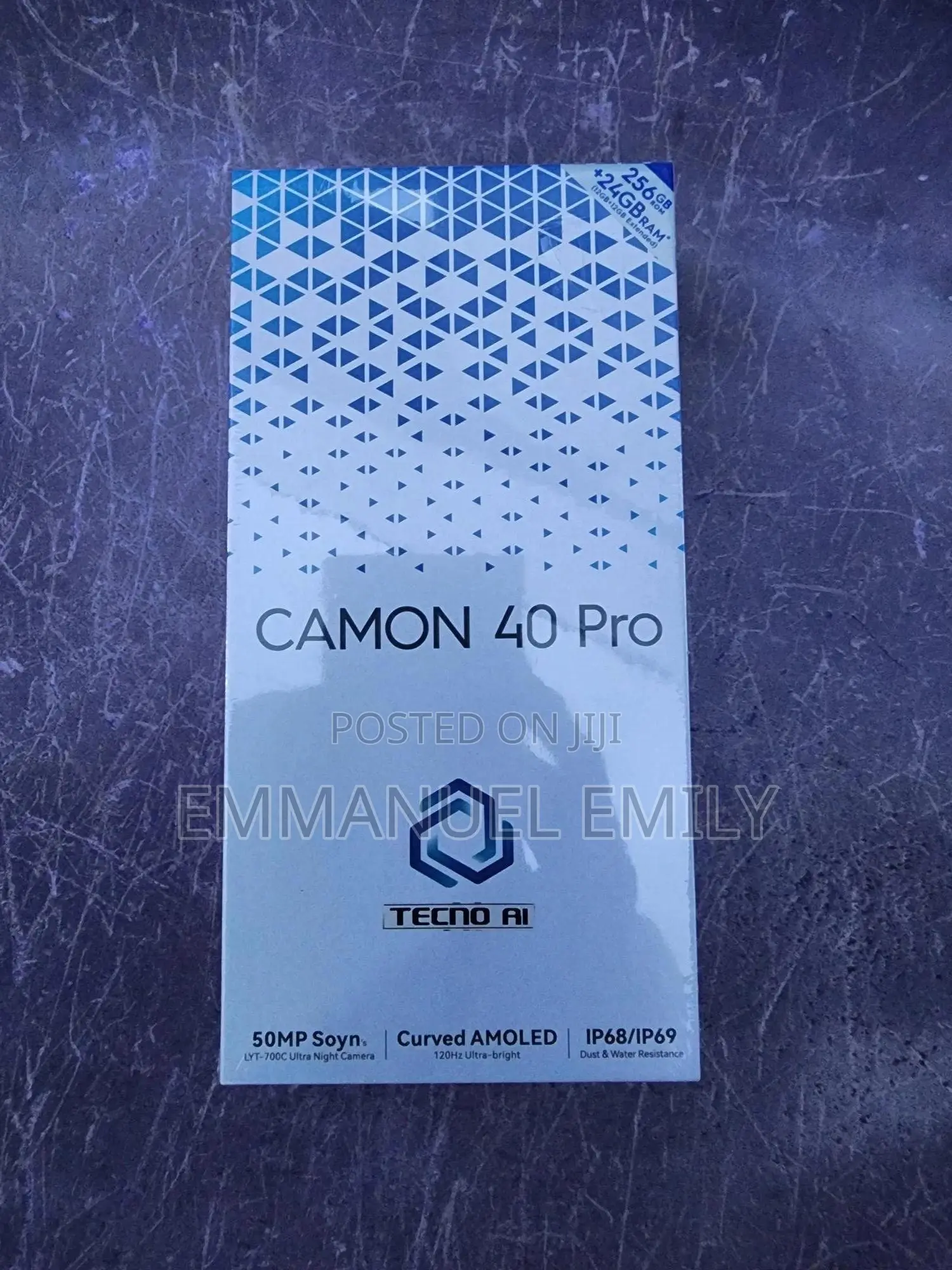 New Tecno Camon 40 Pro 5G 256 GB Black