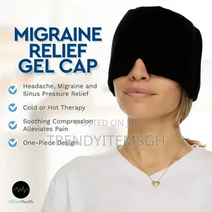 Instant Cooling Headache Relief Cap – Migraine Stress Relief Gel Har