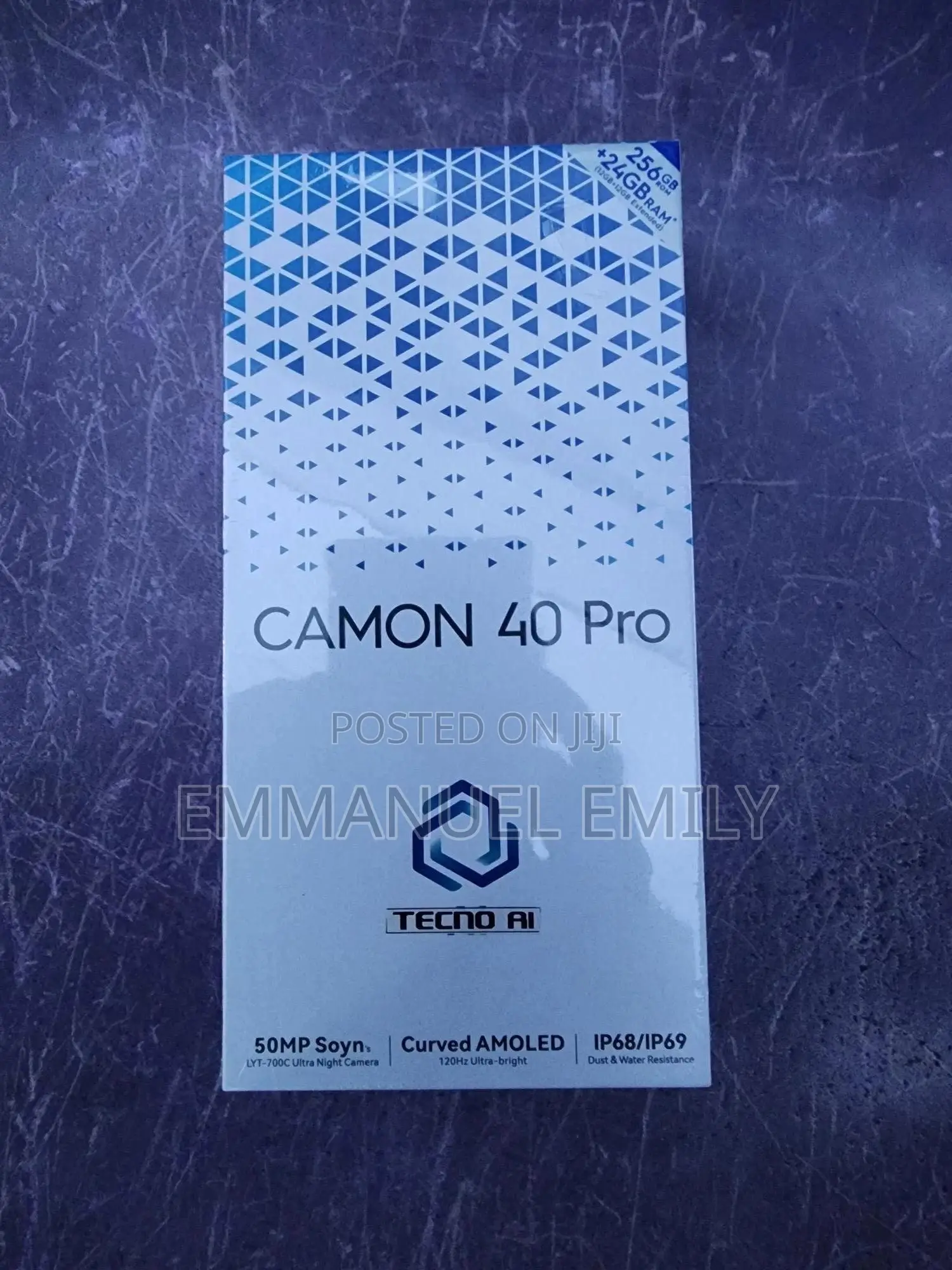 New Tecno Camon 40 Pro 5G 256 GB Black
