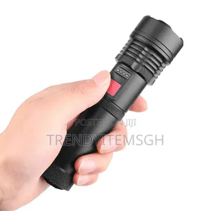 Green Lyca Portable Rechargeable Flashlight – 300 Lumens LED Torch