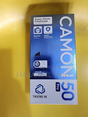 New Tecno Camon 50 Pro 256 GB Black