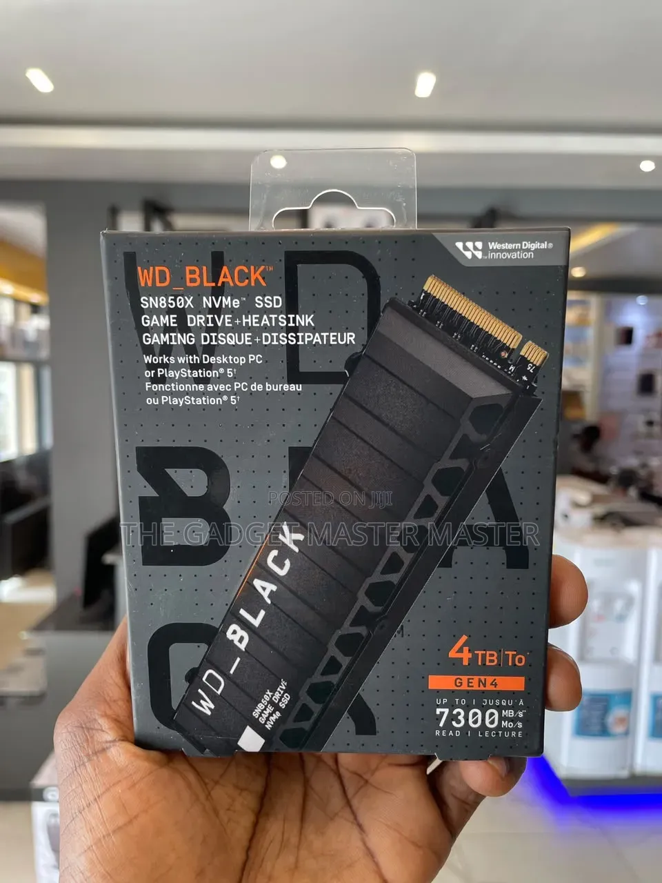 Western Digital 4tb Wd_black Sn850x Gaming Internal Nvme Plce 4.0 SSD