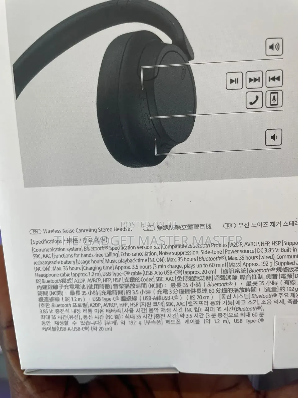 Sony Wh-Ch720n Wireless Noise Canceling Headphone