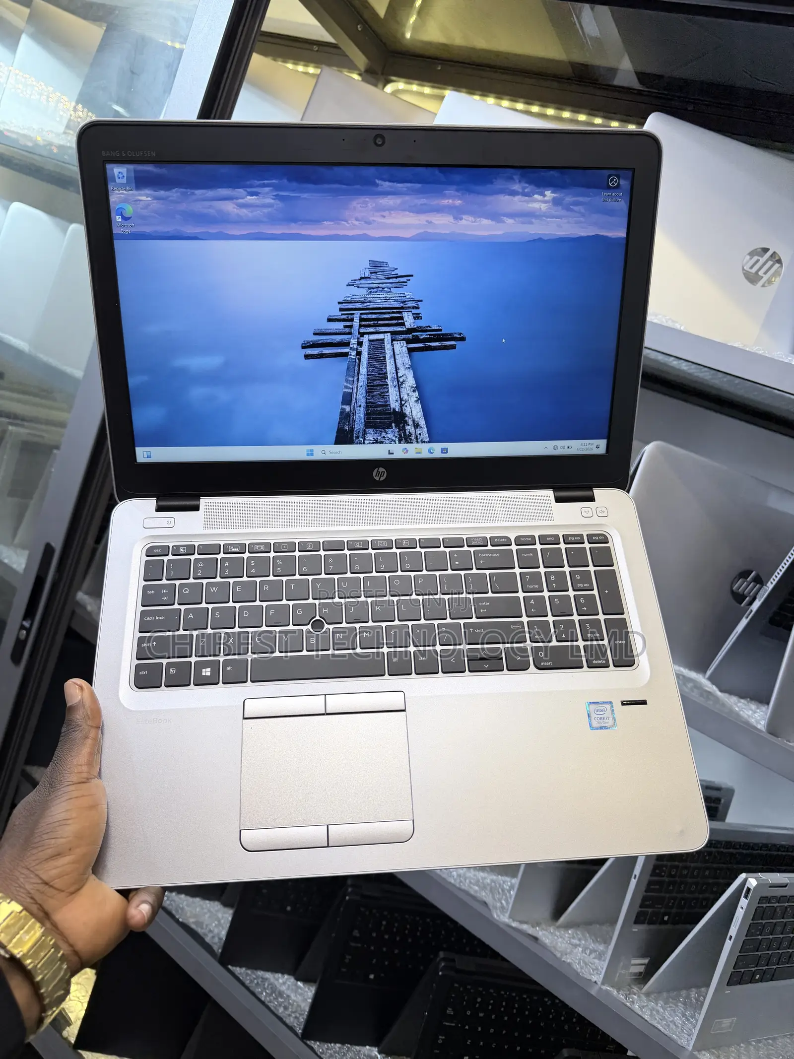 Laptop HP EliteBook 850 G4 8GB Intel Core i7 HDD 160GB