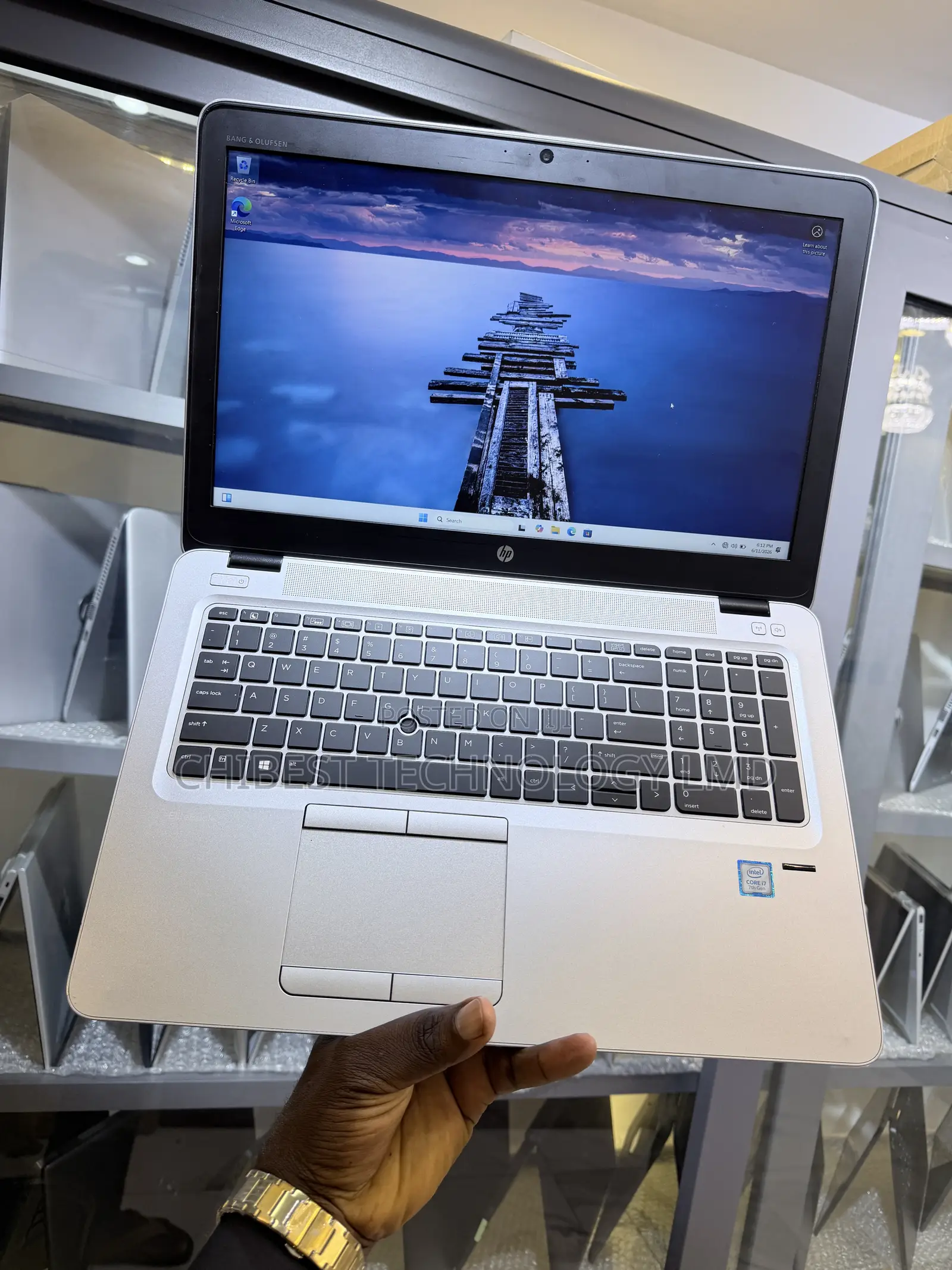 Laptop HP EliteBook 850 G4 8GB Intel Core i7 HDD 160GB