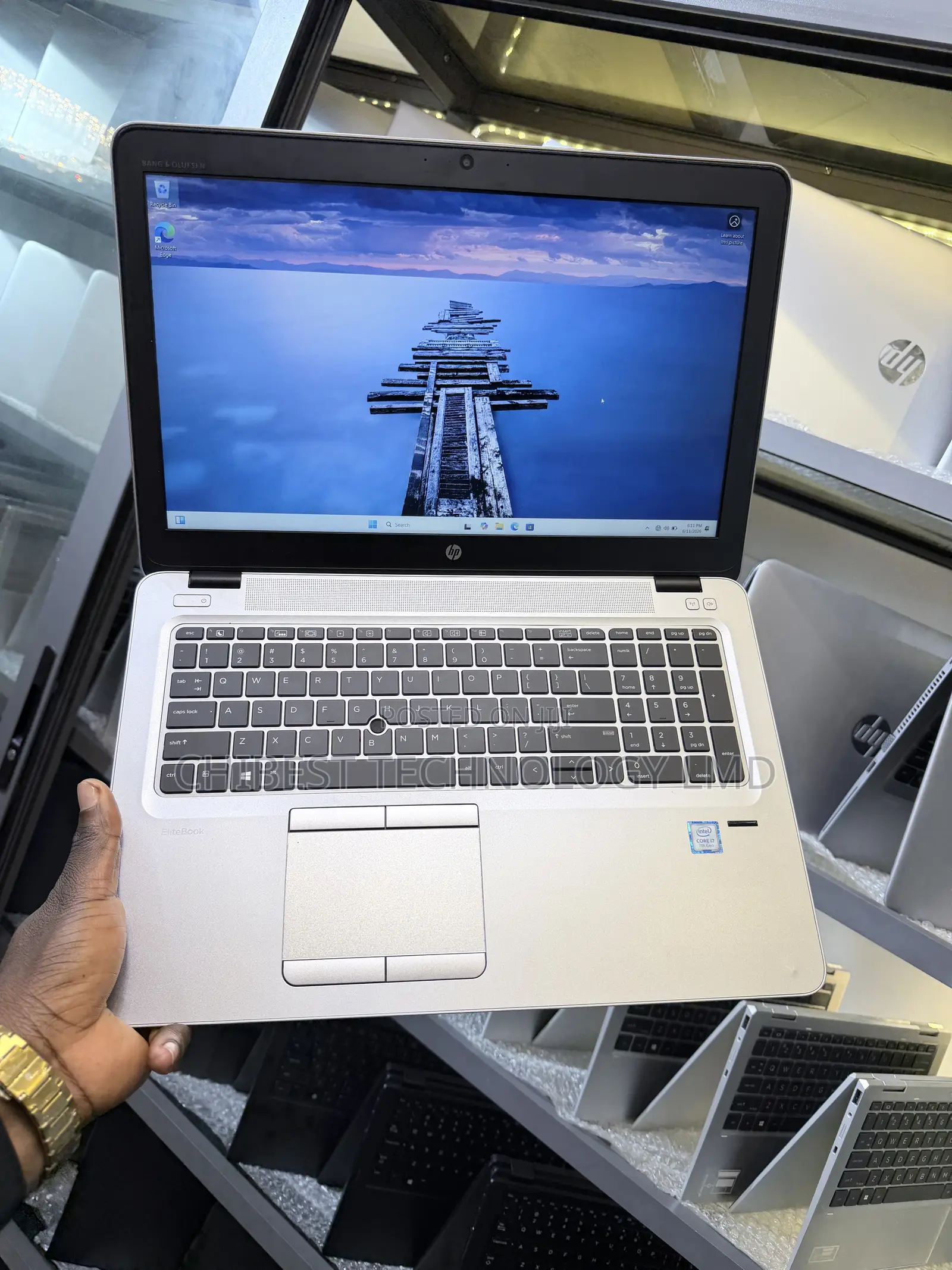 Laptop HP EliteBook 850 G4 8GB Intel Core i7 HDD 160GB