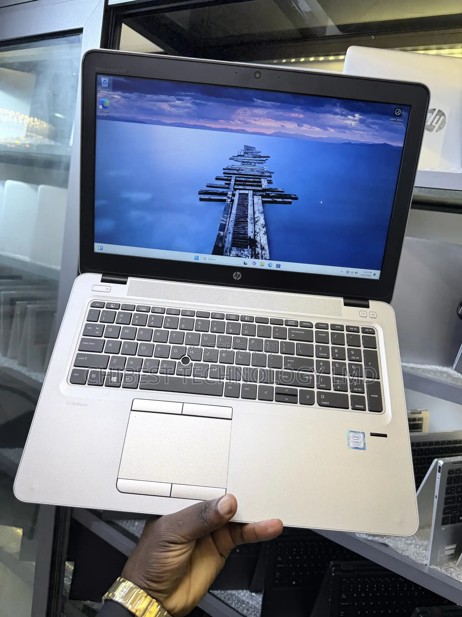 Laptop HP EliteBook 850 G4 8GB Intel Core i7 HDD 160GB