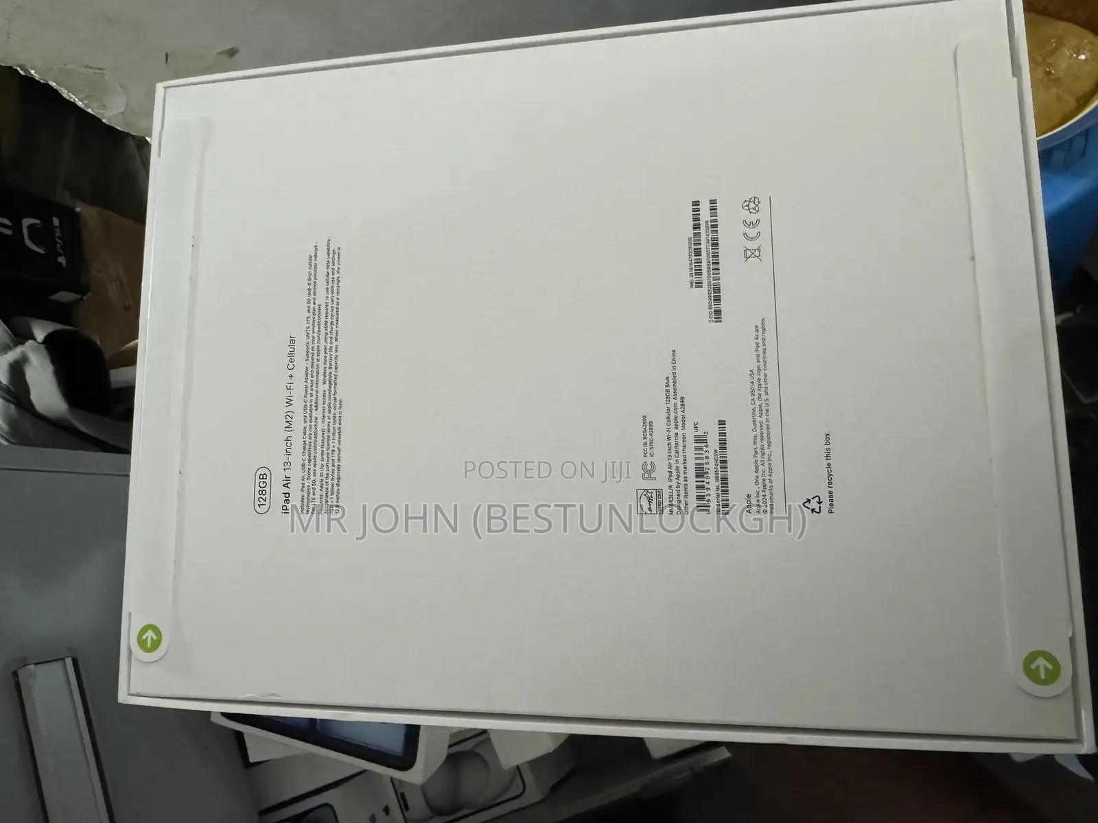 New Apple iPad Air 13 (2024) 128 GB Blue