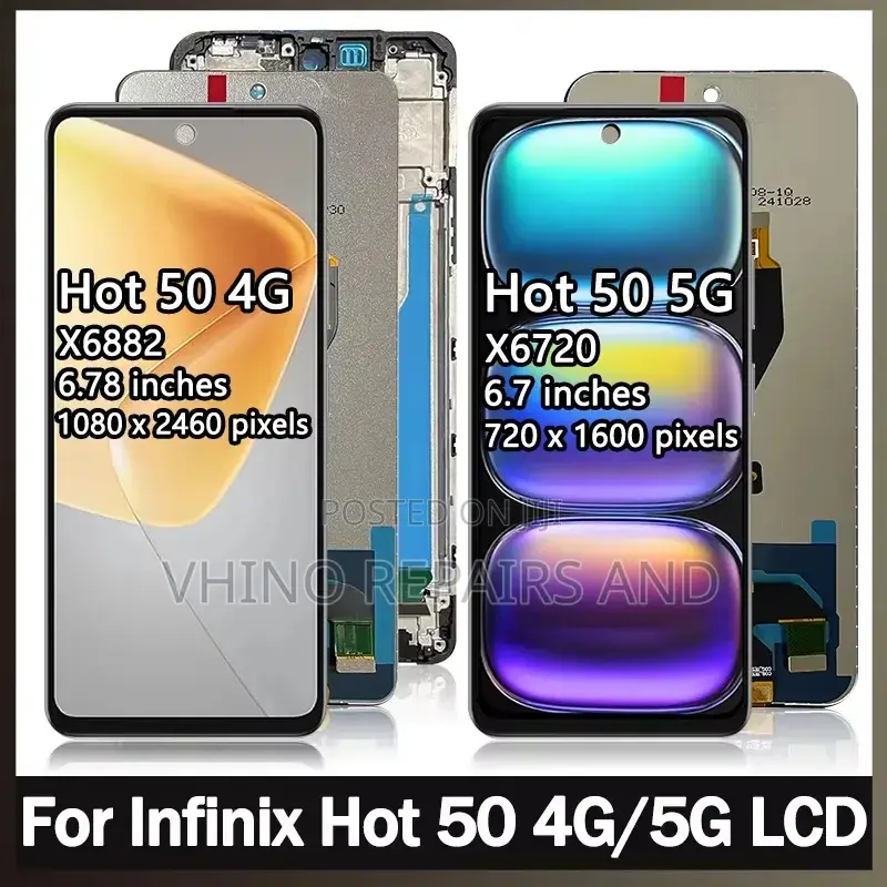 Original Infinix Hot 50 Screen