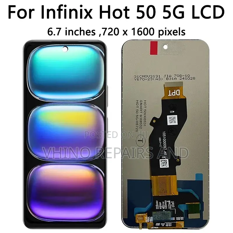 Original Infinix Hot 50 Screen