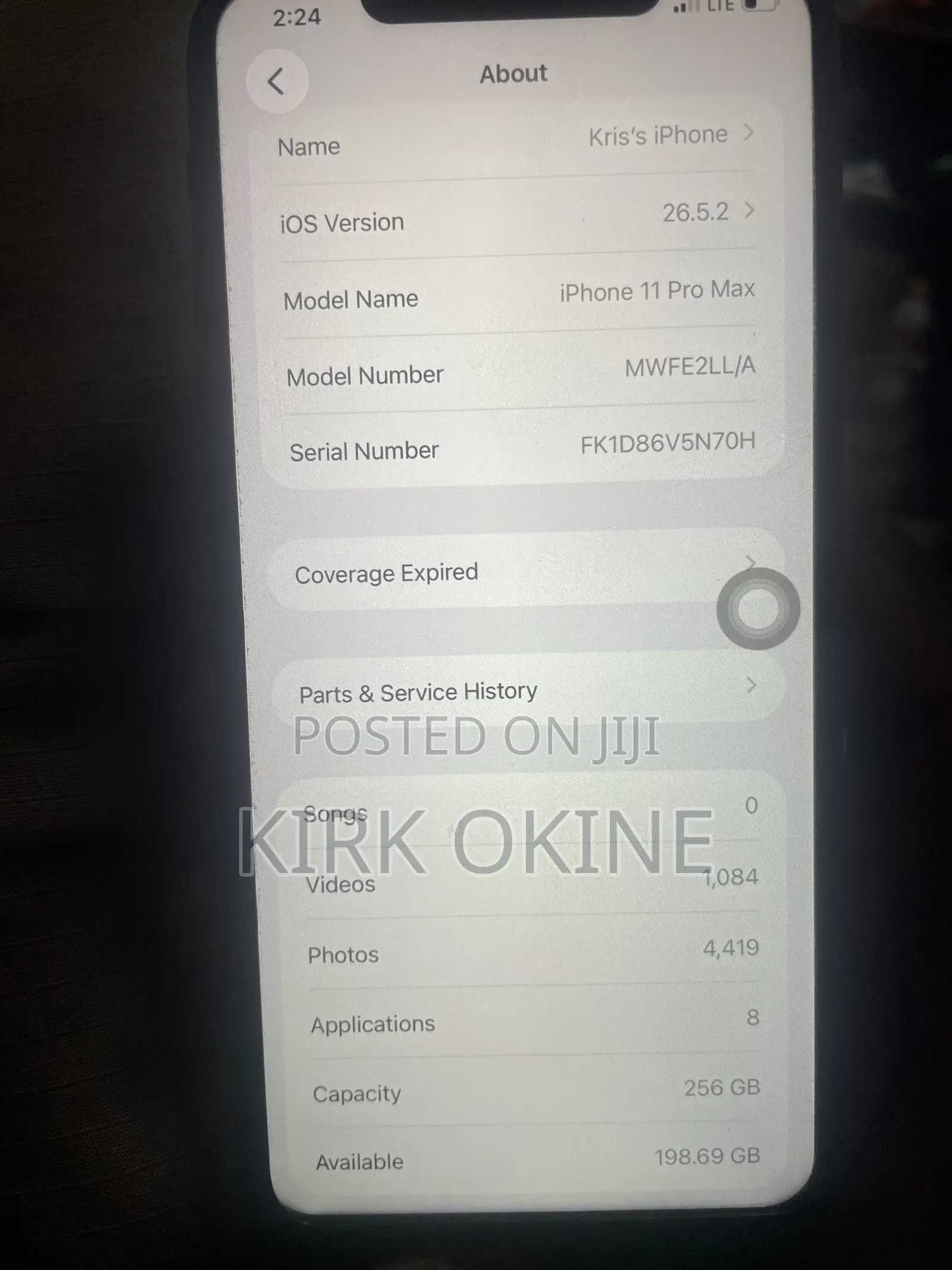 Apple iPhone 11 Pro Max 256 GB Black