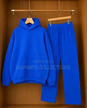 Men’s Plain Hoodie Tracksuit Set | Stylish Top Bottom Wear