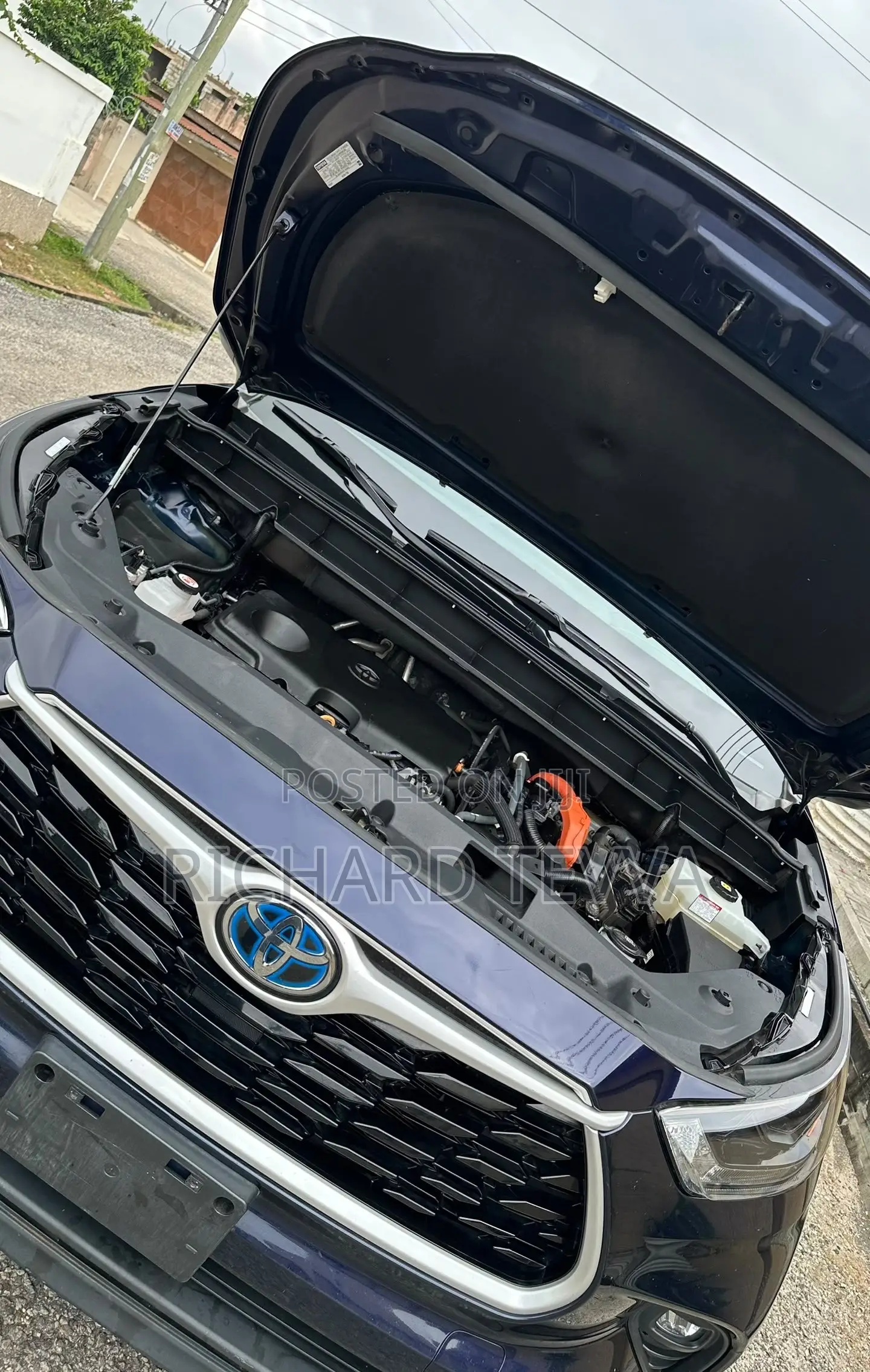 Toyota Highlander Hybrid 2022 Blue