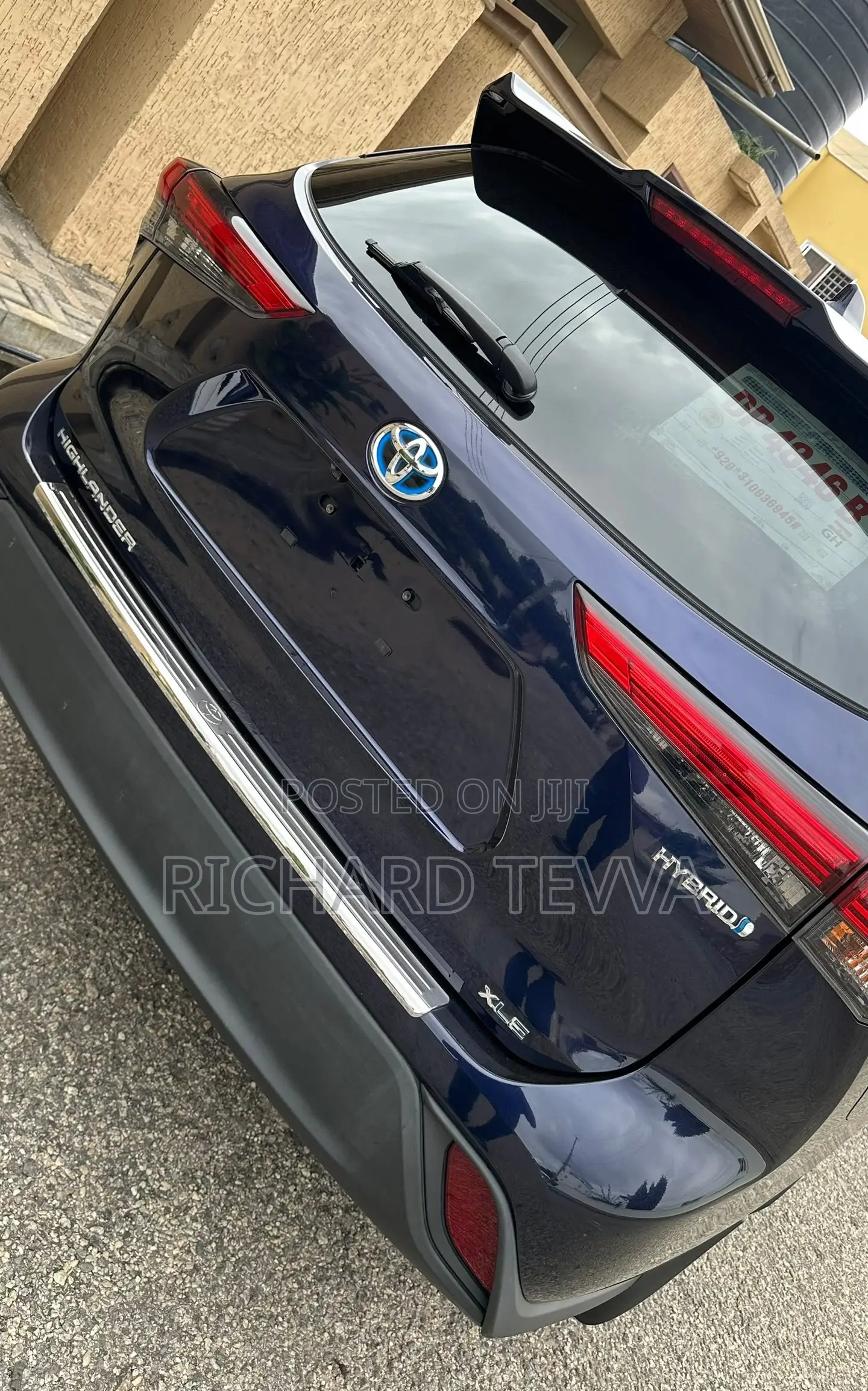 Toyota Highlander Hybrid 2022 Blue