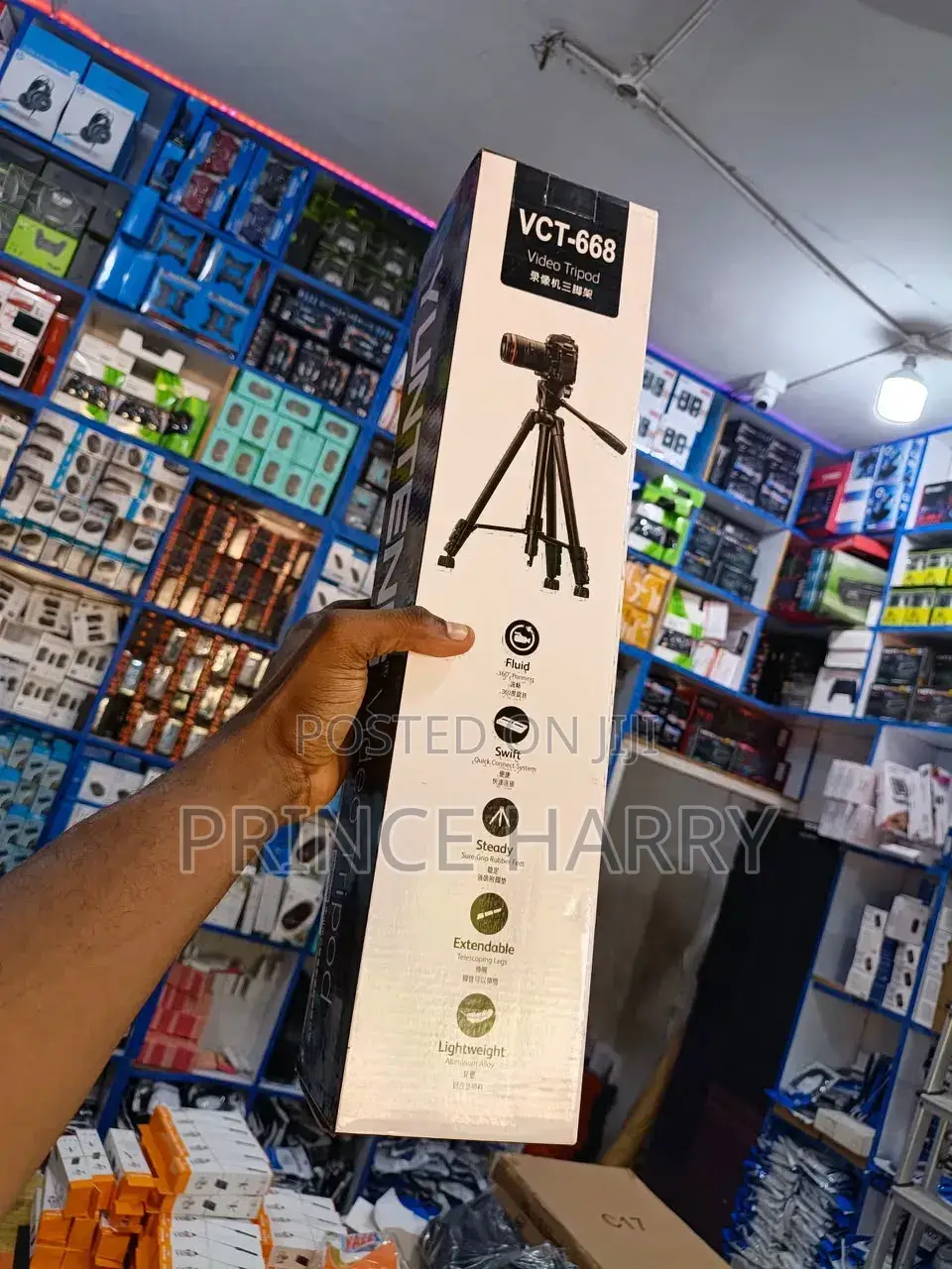 Professional VCT-668 Tripod