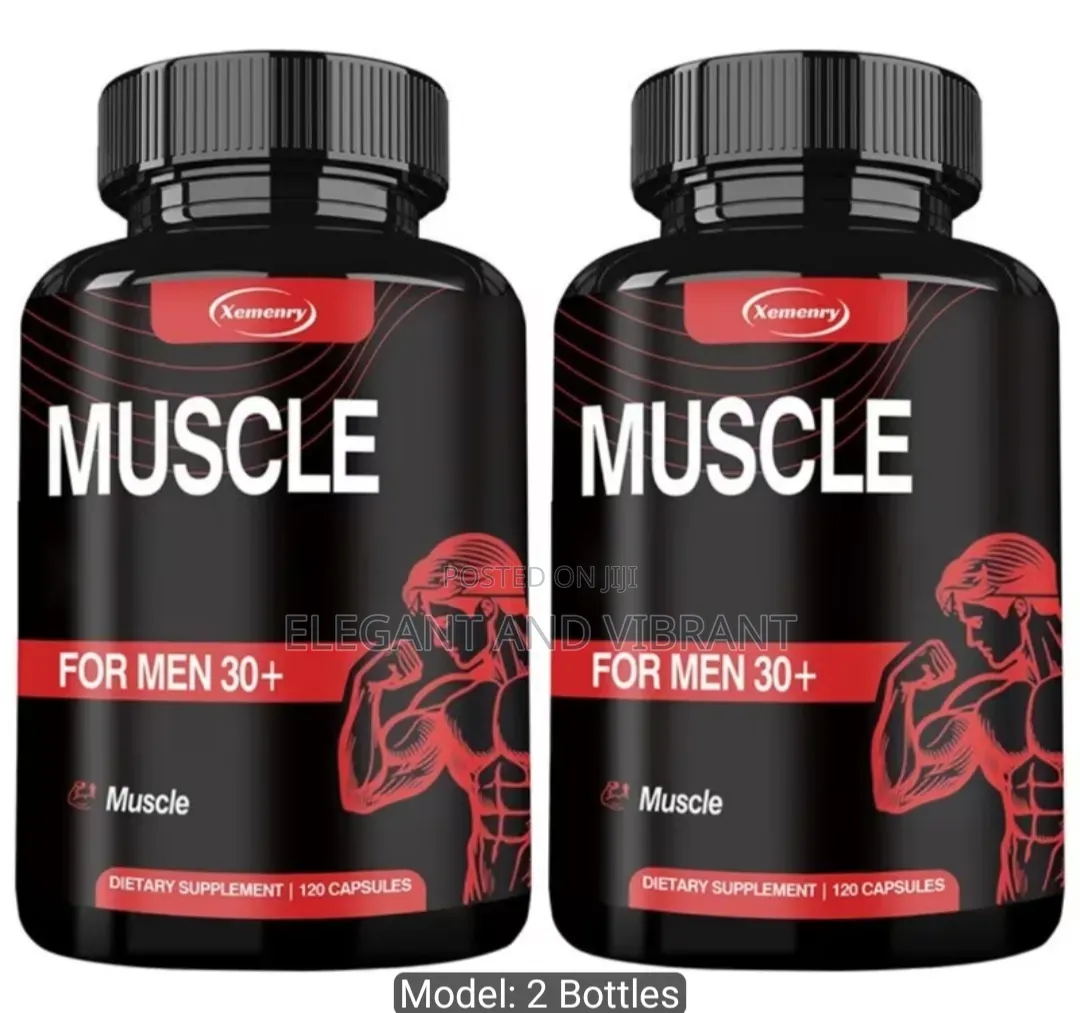 Muscle Capsules With Vitamin D ,Zinc, Tribulus Red Geinseng