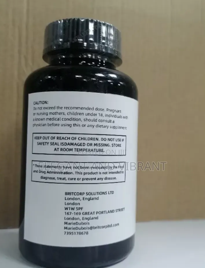 Muscle Capsules With Vitamin D ,Zinc, Tribulus Red Geinseng