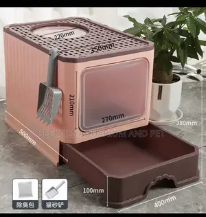 Fully Enclosed Large Cat Litter Box