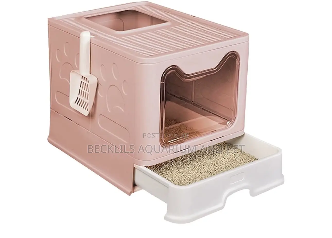 Upper Grade Enclose Bigger Litter Box