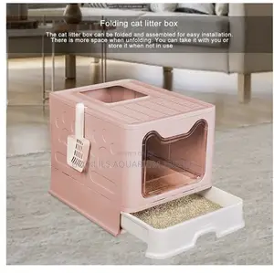 Upper Grade Enclose Bigger Litter Box