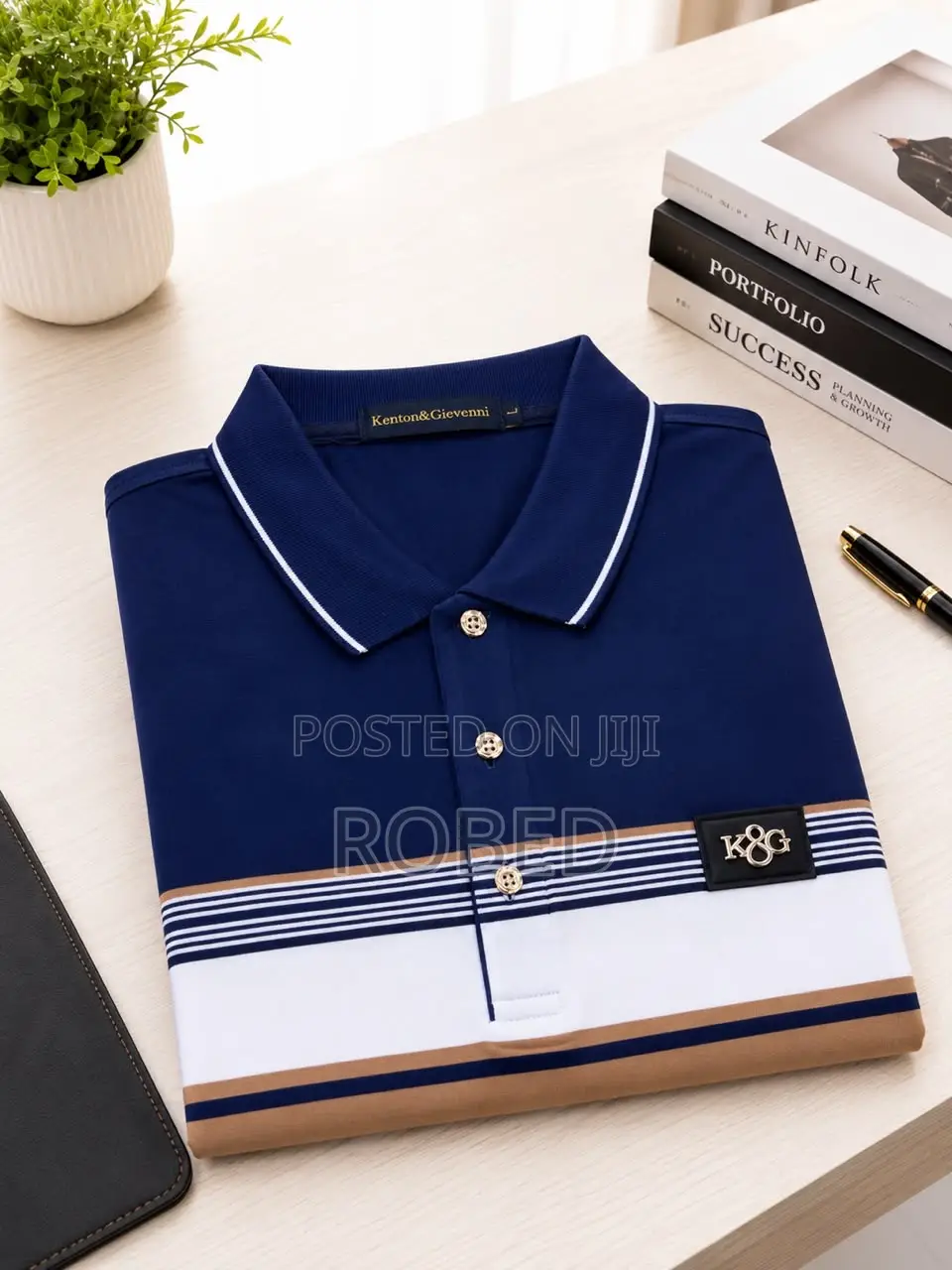 Striped Polo Tops