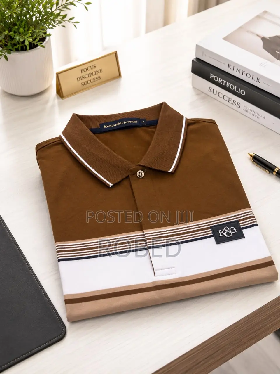 Striped Polo Tops