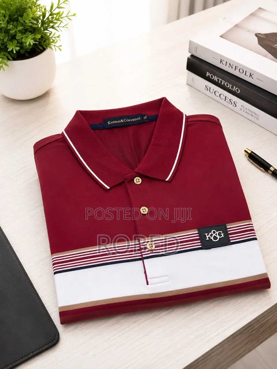 Striped Polo Tops