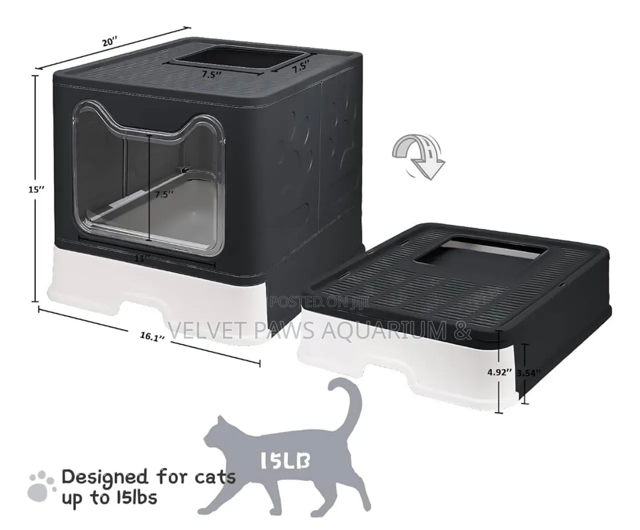 Grade a Enclosed Large Cat Literbox