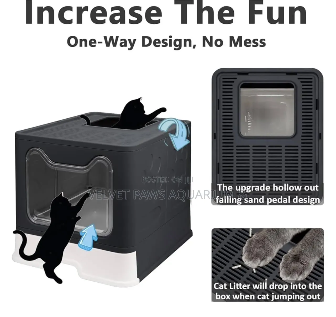 Grade a Enclosed Large Cat Literbox