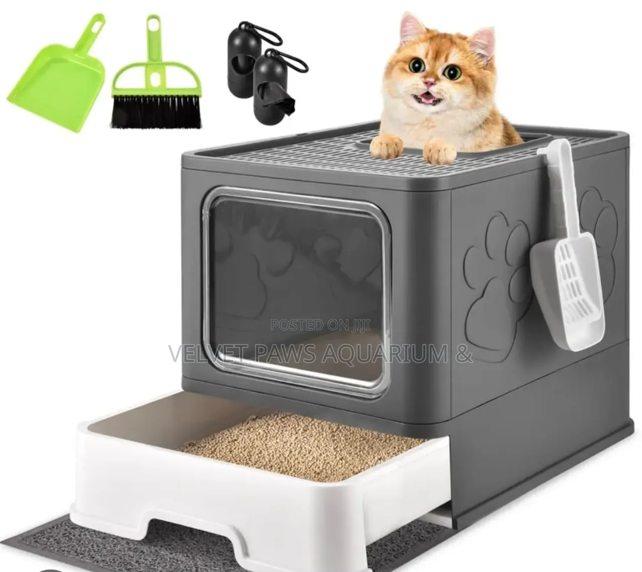Extra Large Enclosed Amazon Cat Litter Box
