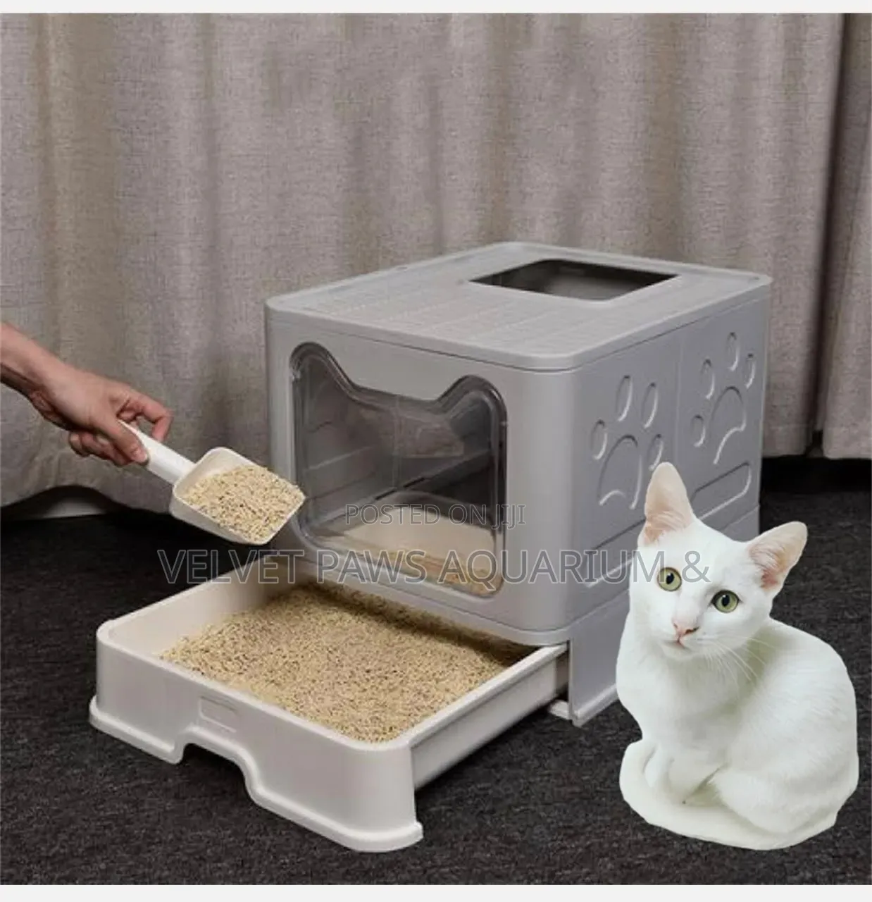 Extra Large Enclosed Amazon Cat Litter Box