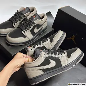 Original Nike Jordan 1 Low Olive Gray/Black