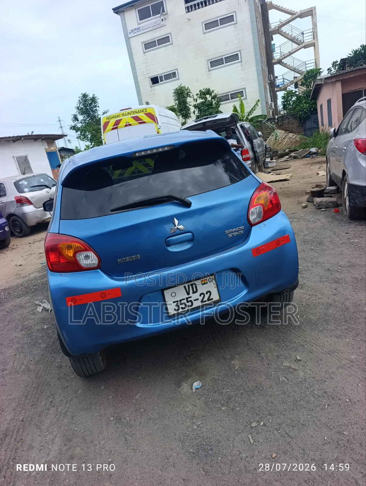 Mitsubishi Spacestar 2013 Blue