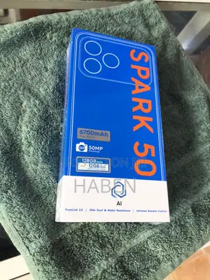 New Tecno Spark 50 128 GB Black