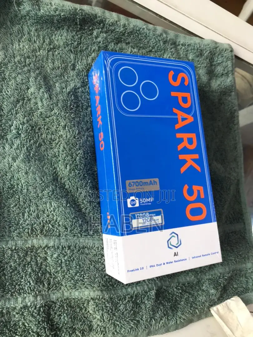New Tecno Spark 50 128 GB Black