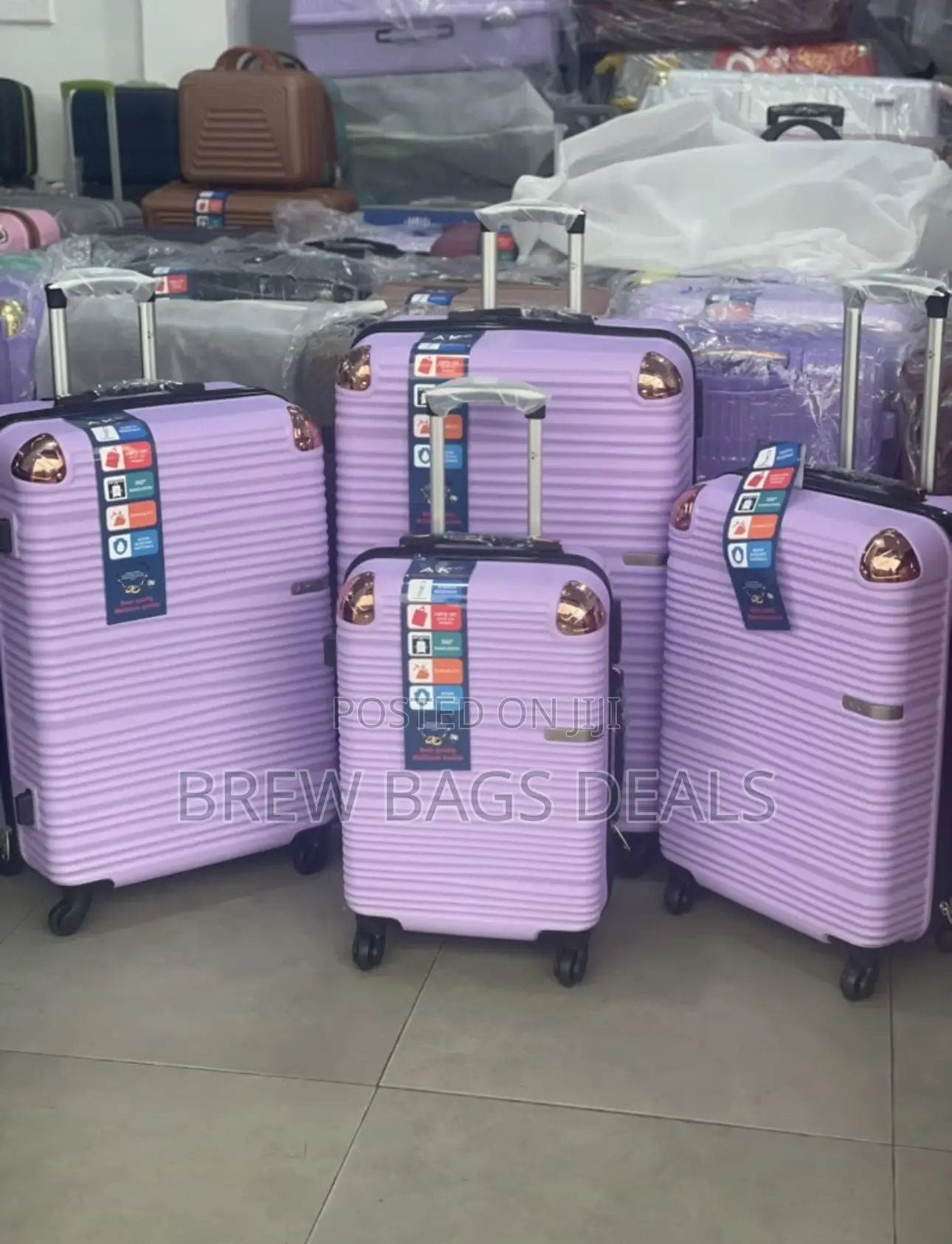 Premium Quality AK 4set Ultra Anticrack Traveling Bag.