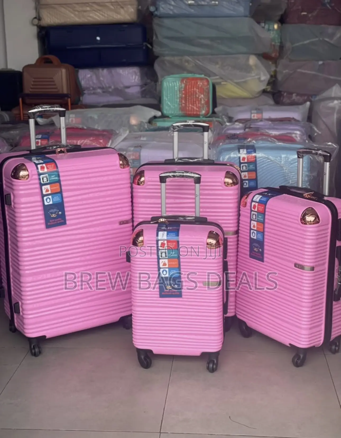 Premium Quality AK 4set Ultra Anticrack Traveling Bag.
